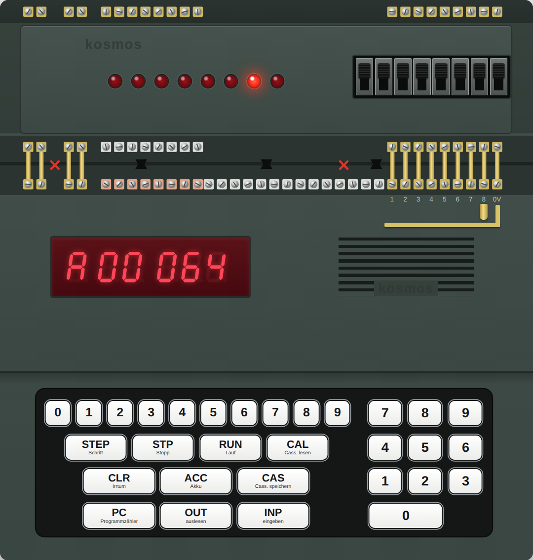 The CP1 in the emulator